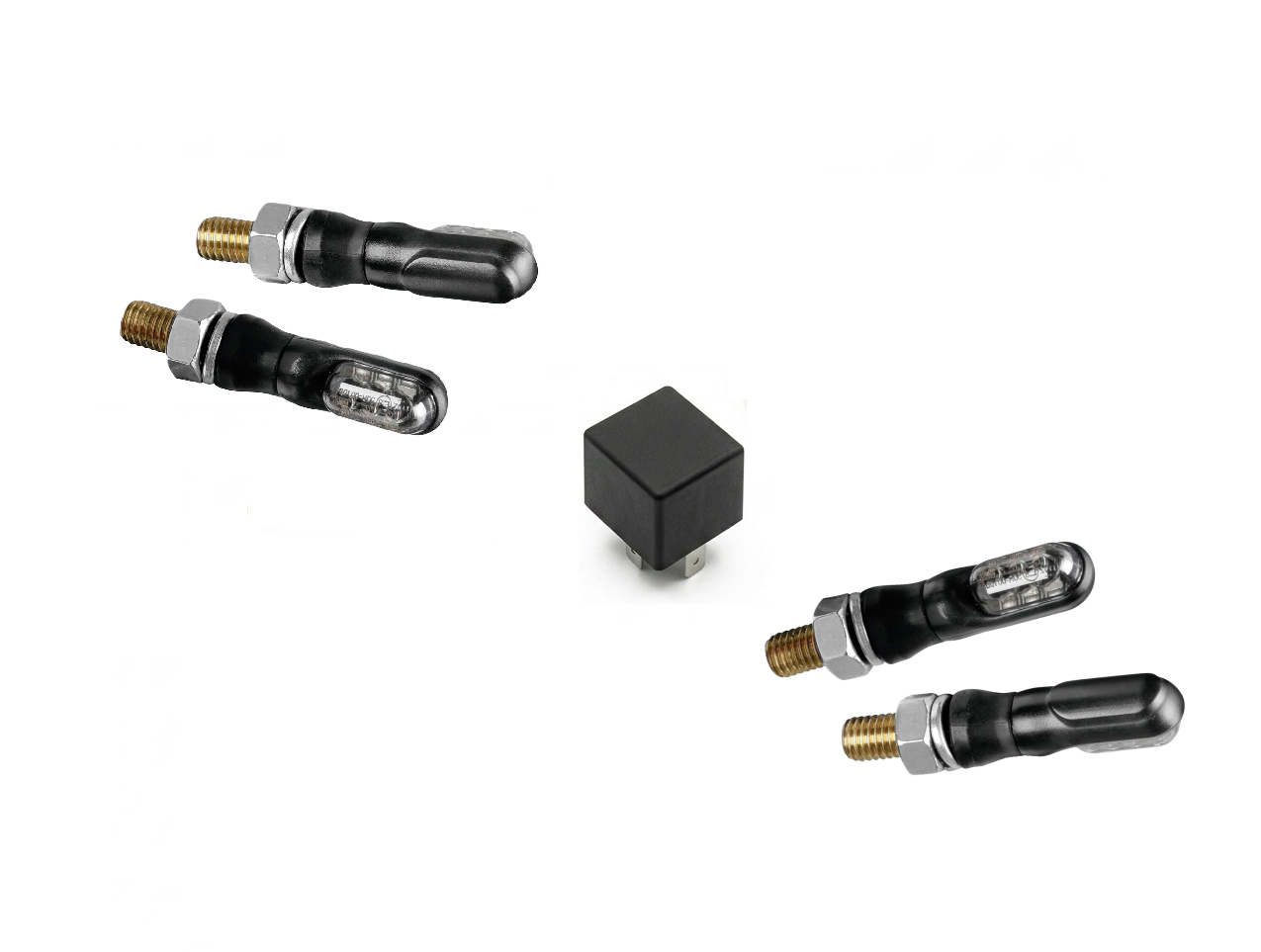 LED Mini Blinker-SET inkl. Blinkgeber S51 S50 S70 Tuning