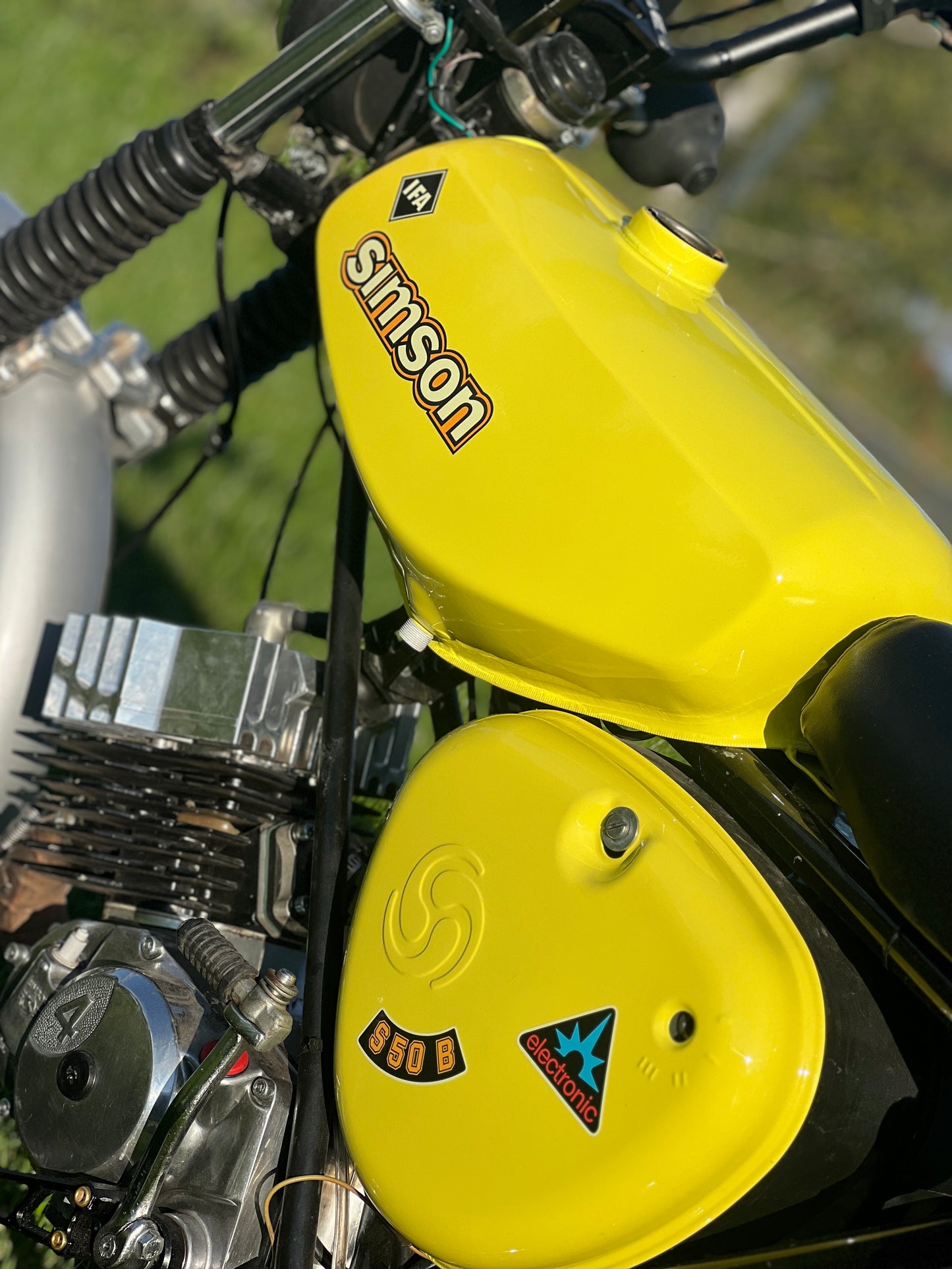 6 teiliges Wasserschiebebild Set Simson S50B