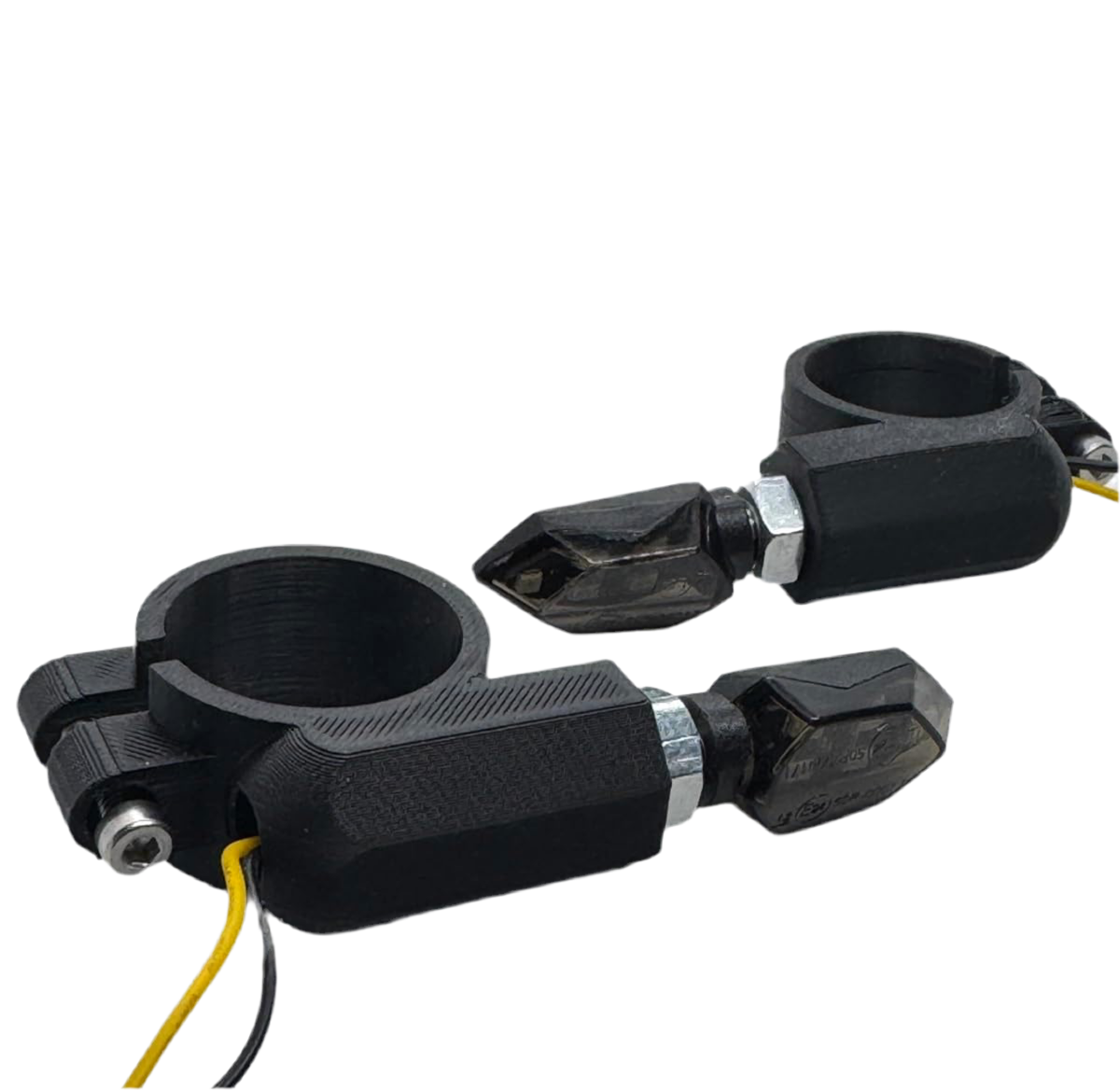 2er SET Blinkerhalter vorn LED Blinker M8 - Simson S50, S51, S70