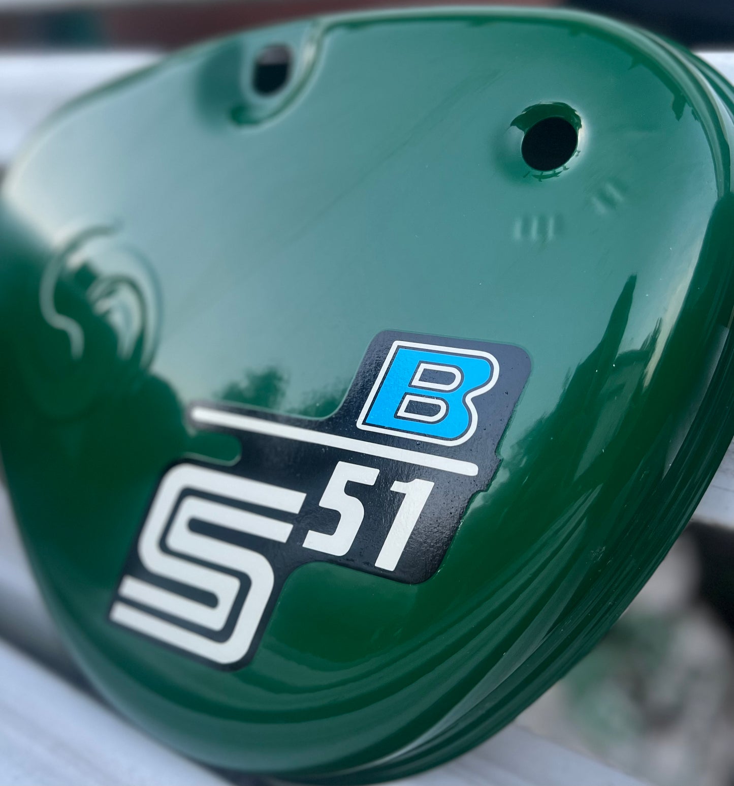 Simson S51 B Tankset Billardgrün