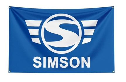 Simson Banner Blau