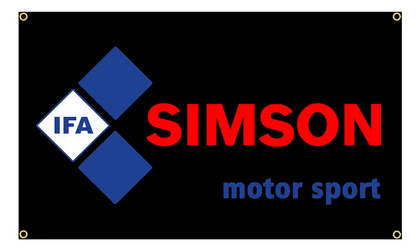 Simson IFA Motorsport Banner Dunkel