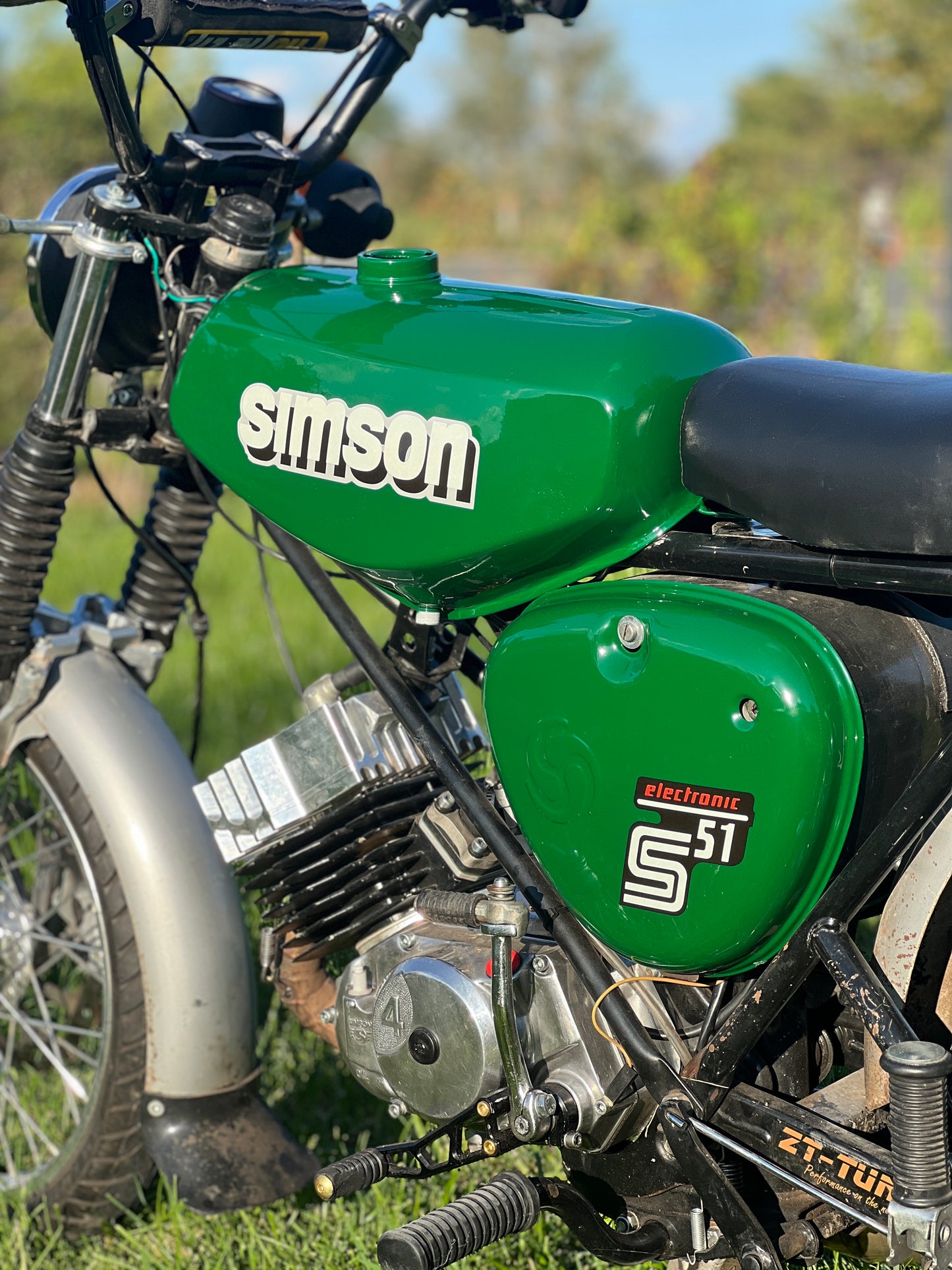 Wasserschiebebild Simson S51 Electronic