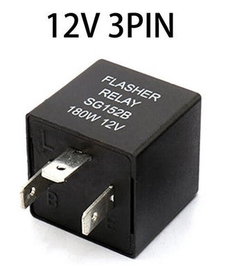 Lastunabhängig Blinkerrelais Blinkgeber LED 12V 0,05-10A 3-Polig für Simson
