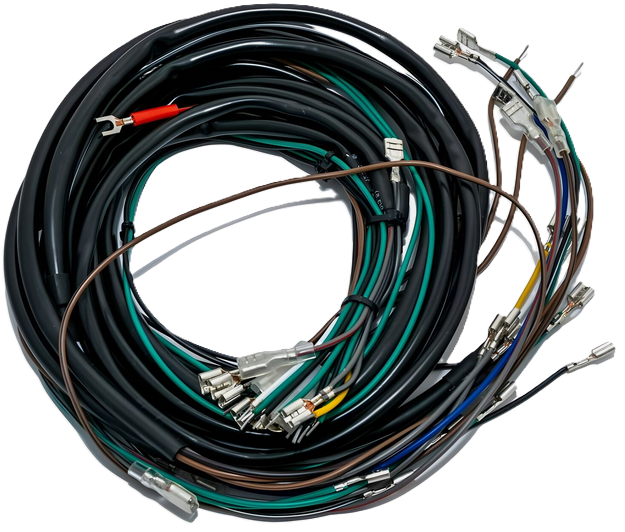 Kabelbaum für Simson S50, S51, S70 Elektronik mit farbigen Schaltplan | Komplett Set VAPE