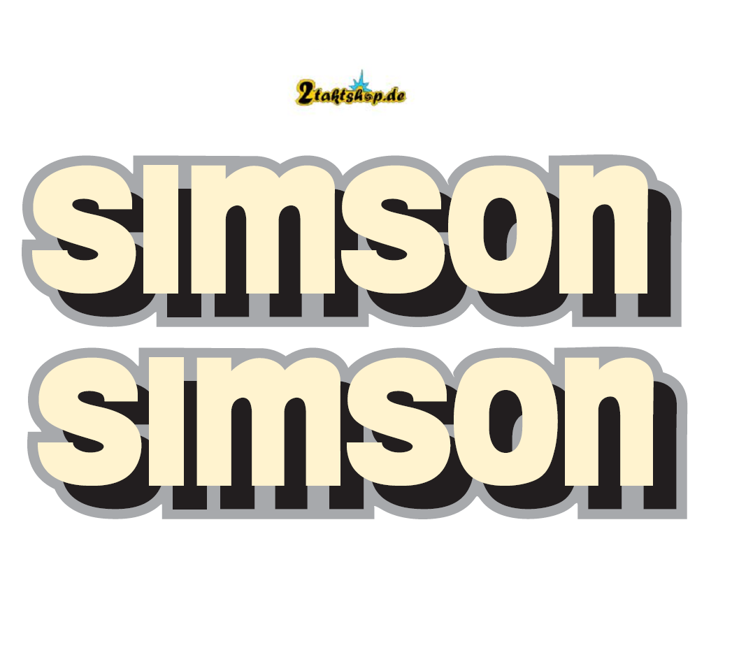 Simson S50 S51 S70 Wasserschiebebild Set Tank