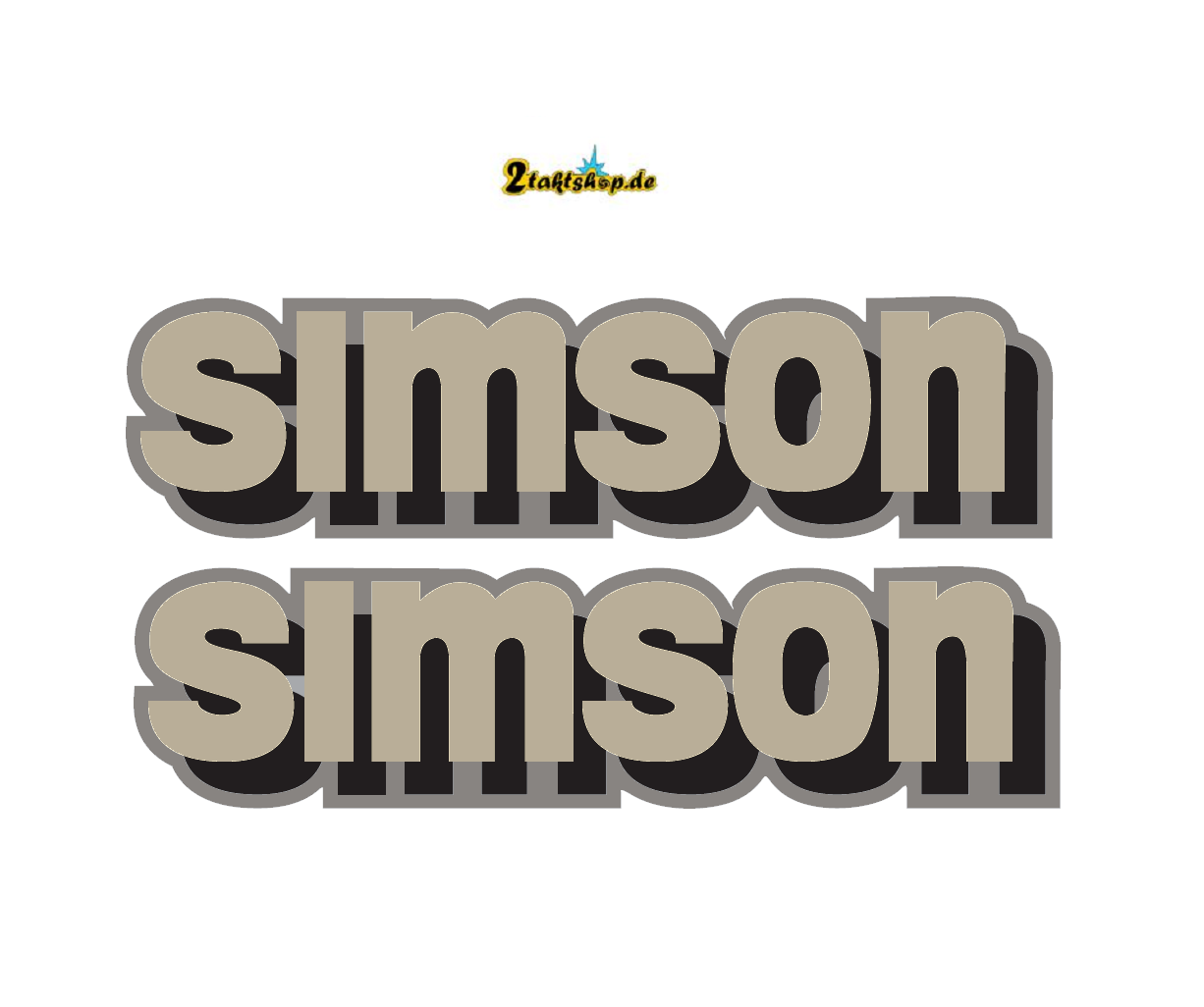 Simson S50 S51 S70 Wasserschiebebilder Abziehbilder Tank Silber