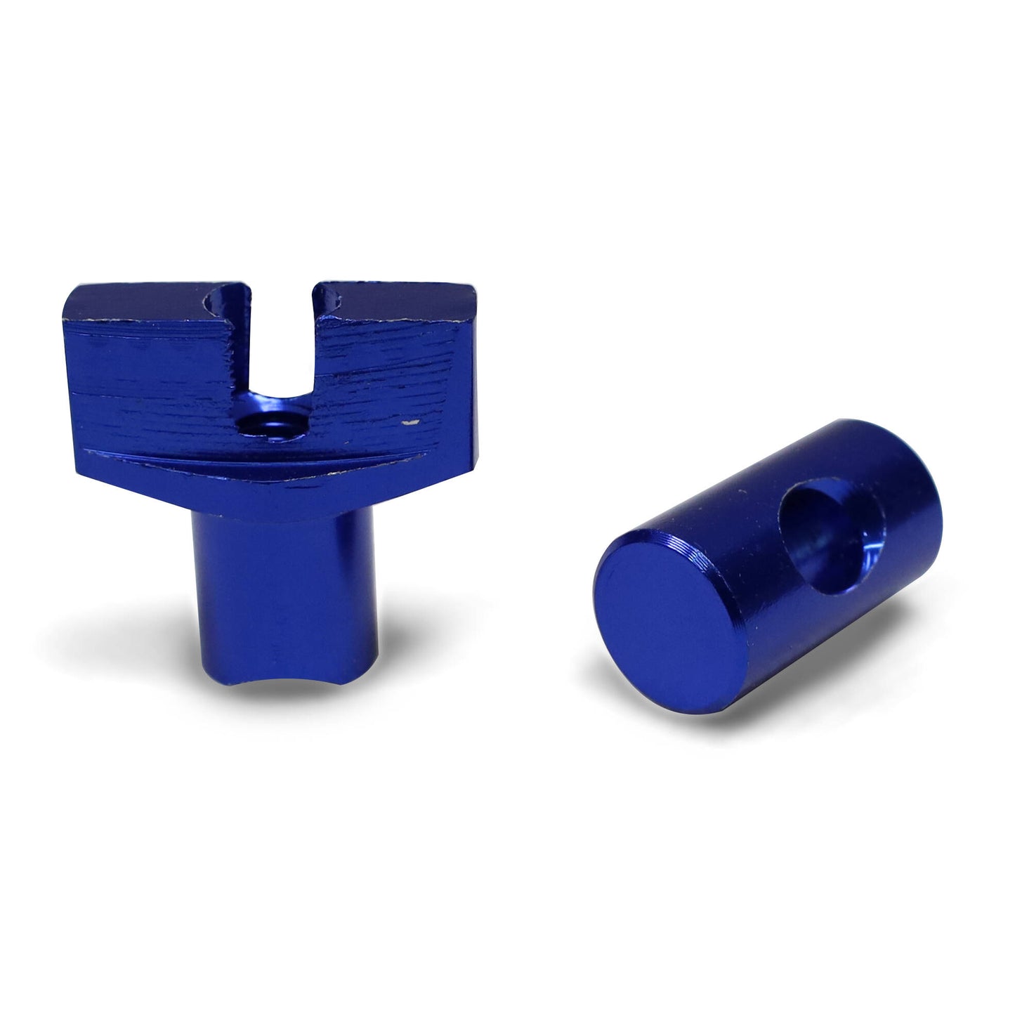 Bremszug Einsteller Set M6 Aluminium für Simson S51 SR4 KR51 Schwalbe SR50 - Blau