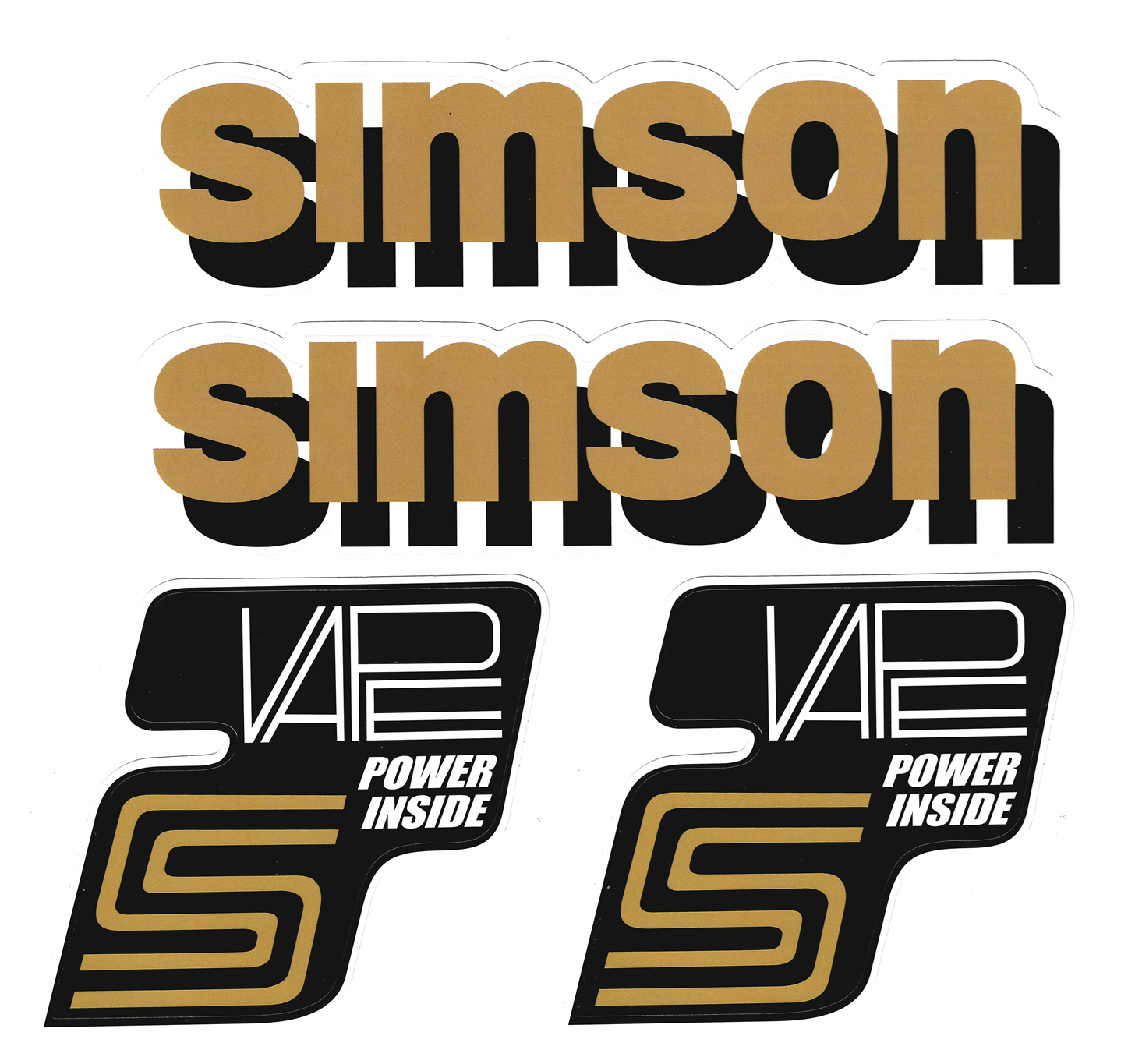 2x Simson S51 COMFORT • Adesivo Sticker Coperchio Laterale • Ologramma - Foto 10