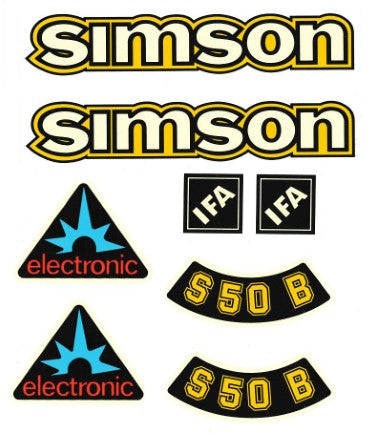 Tank + Seitendeckel Billardgrün für Simson S51 B