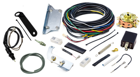 Simson  S50 S51 Elektrik Set inkl. Kabelbaum Vape Halter, Bremslichtschalter, Zündschloss