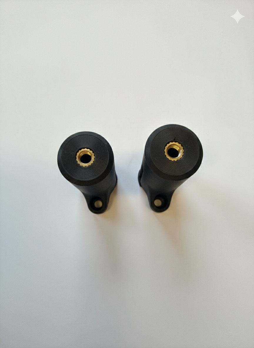 2 teiliges Set: Simson S51 S50 Herzkasten Reparatur L R Verschraubung Seitendeckel