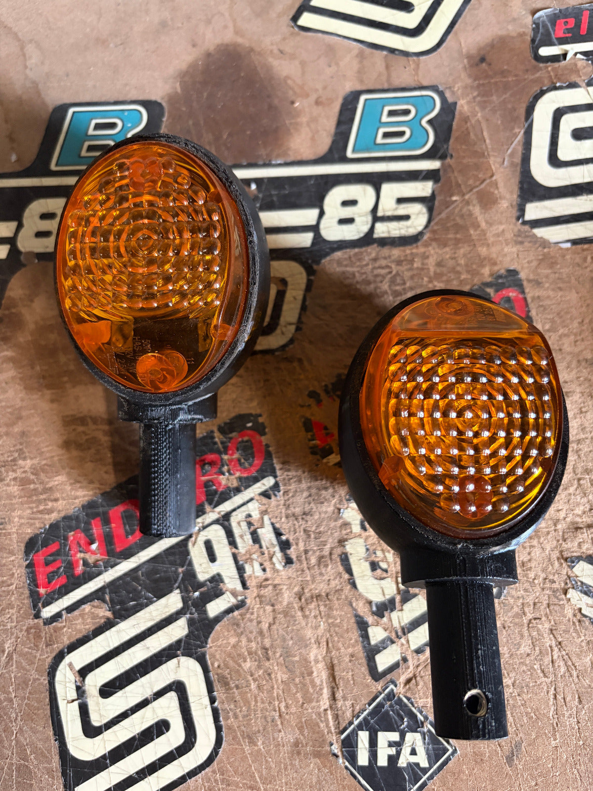 2er Set Blinker  KR51/1 Schwalbe, KR51/2 Schwarz