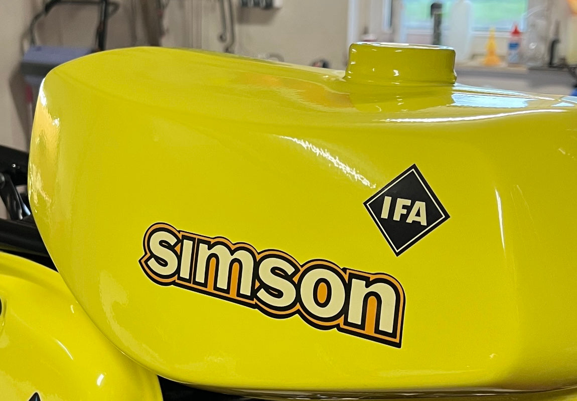 8 teiliges Simson S50B Wasserschiebebilder  SET  IFA electronic