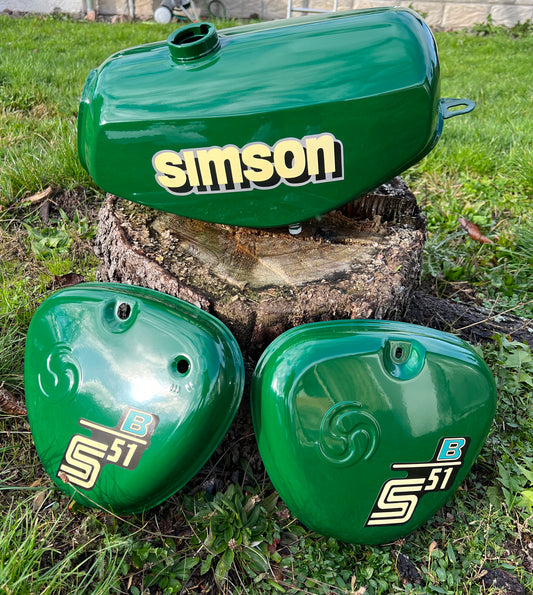 Simson S51 B Tankset Billardgrün